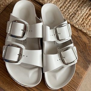 Birkenstock Arizona Big Buckle- silver